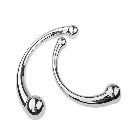 5858 Hook Ended Steel Stainless Elegant Anal Double 0804
